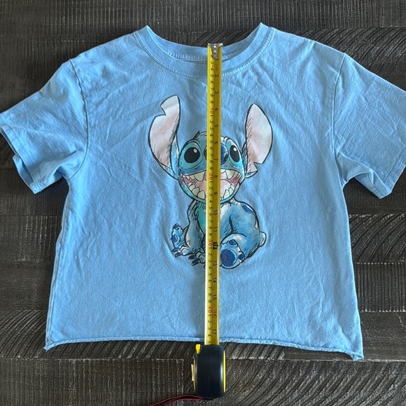 Disney Blue Stitch Crop Top - Picture 3 of 4